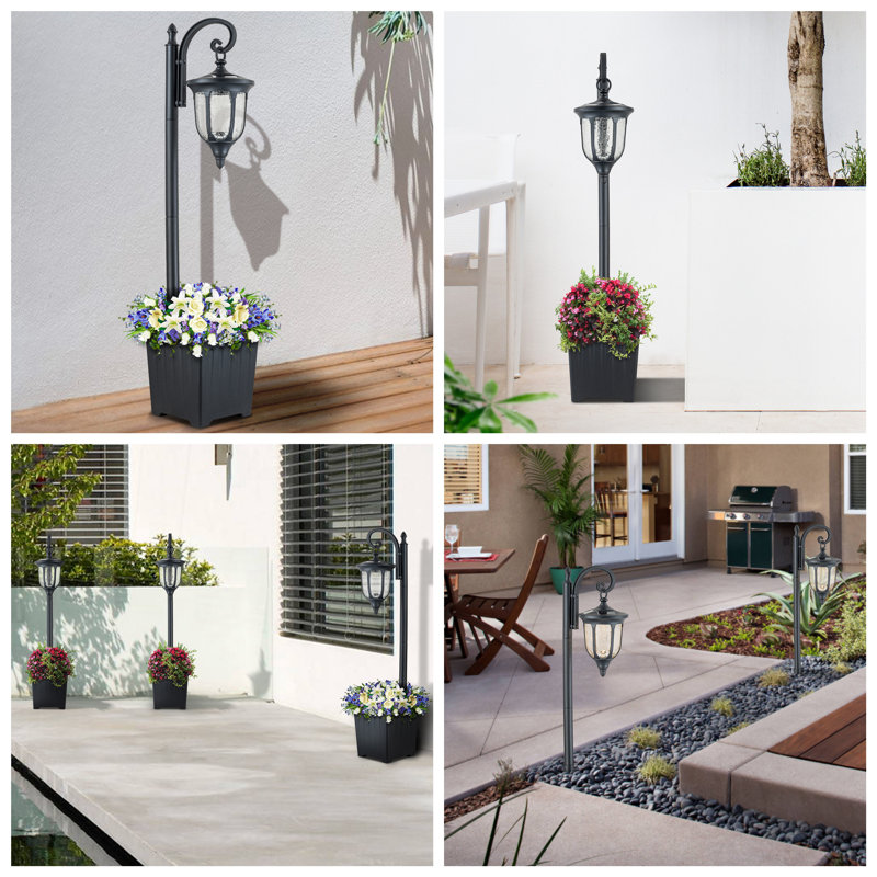 Lark Manor™ Amaziyah Crackled Lamp Post (Full) & Reviews